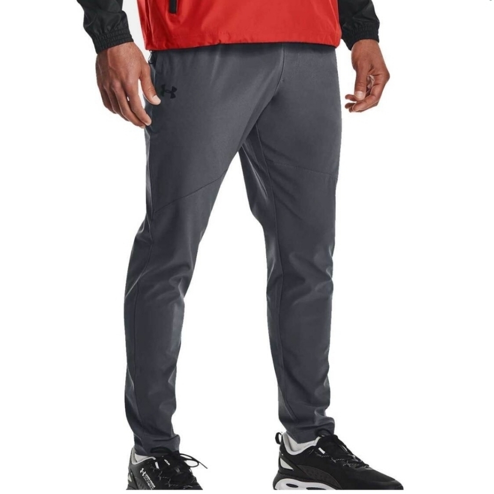 Under Armour Men's Stretch Woven Casual Pants - Pitch Gray Size SM/P/CH